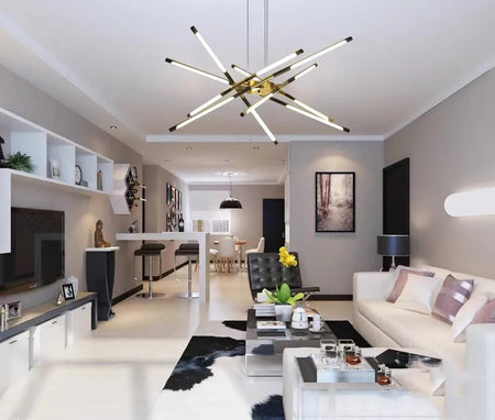 Pendant Light - Nordic Geometry Restaurant Chandelier LED Remote SW-36210789 - SWEET-LIGHTS
