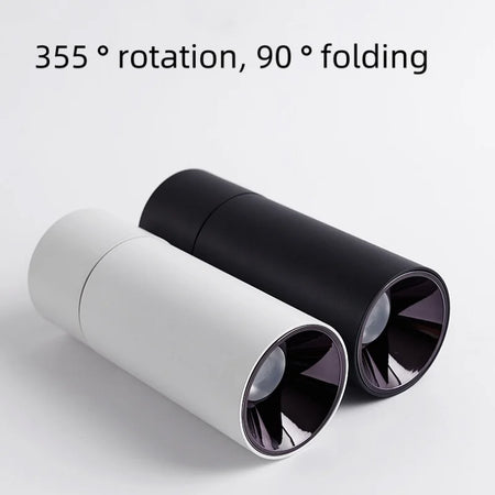 Spotlight - Rotating 355 ° Folding Surface Mounted Spot Light with No Opening Exquisite Ceiling COB Tube Light SW-36210789 - SWEET-LIGHTS