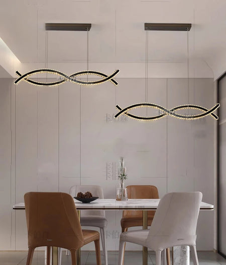 Pendant Light - Modern LED Ring Chandelier for Living Room SW-36210789 - SWEET-LIGHTS