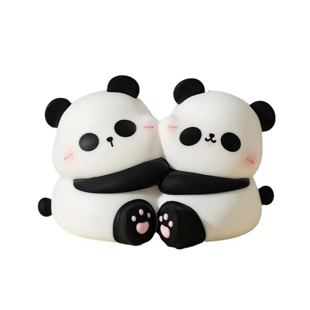 Children Lighting - Cute Hug Panda Night Light LED Squishy Animal Night Lamp 3 Level Dimmable for Kids SW-36210345 - SWEET-LIGHTS