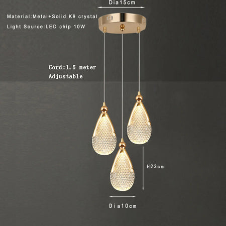 Pendant Light - Fumi Acrylic Adjustable Cord Mini LED Light SW-36210456 - SWEET-LIGHTS