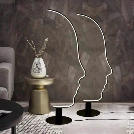 Floor Lamp - New Modern Human Face LED Decor Light SW-36210345 - SWEET-LIGHTS