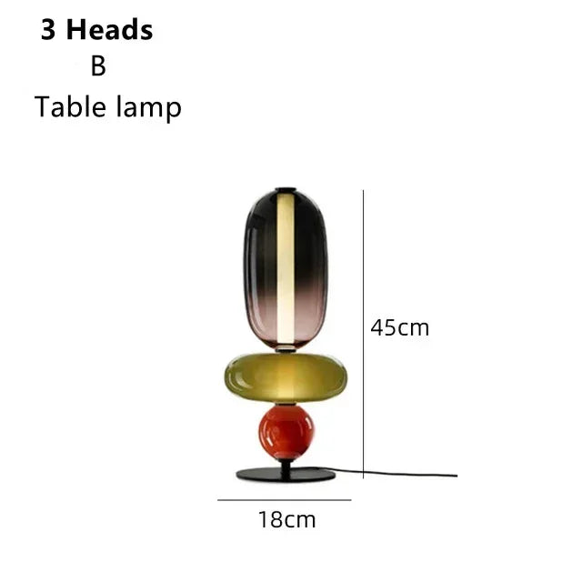 Floor Lamp - Italian Colored Glass LED Designer Light SW-36210458 - SWEET-LIGHTS