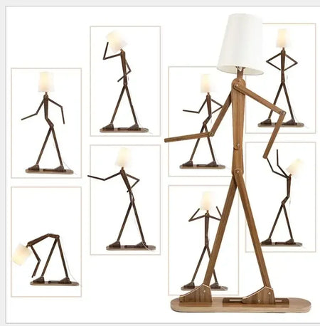 Floor Lamp - Japanese Style DIY Wooden Nordic Light SW-36210458 - SWEET-LIGHTS