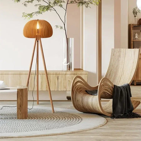 Floor Lamp - Original Wood Retro Creative Nordic Design SW-36210345 - SWEET-LIGHTS