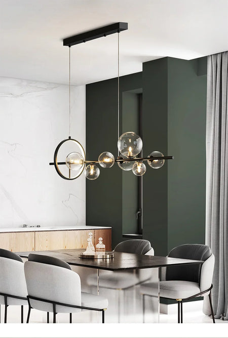 Pendant Light - Nordic LED Chandelier Clear Glass Ball Art Decor SW-36210457 - SWEET-LIGHTS