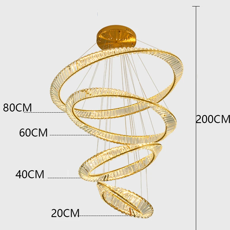 Chandelier - Luxury Crystal Pendant Light for Home Decoration SW-36210345 - SWEET-LIGHTS