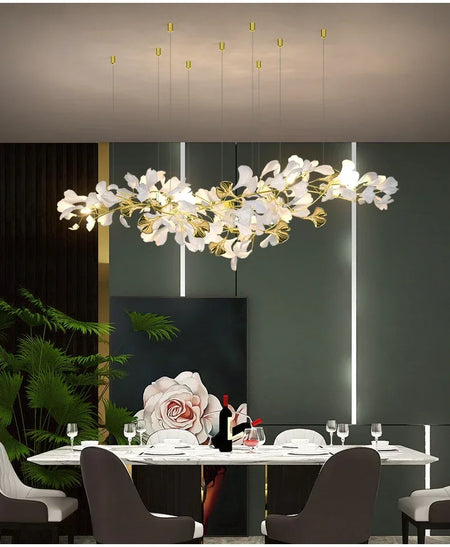 Pendant Light - Modern Luxury Ginkgo LED Chandelier Fixture SW-36210729 - SWEET-LIGHTS
