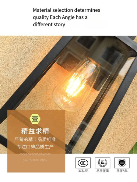 Outdoor Light - European Style Waterproof Super Bright Wall Lamp SW-36210347 - SWEET-LIGHTS