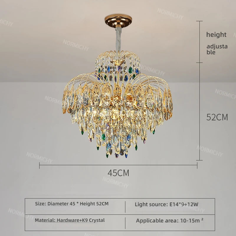Chandelier - Home Decoration Crystal Chandelier Luxury Villa Lighting SW-36210458 - SWEET-LIGHTS