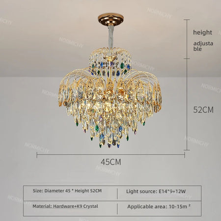 Chandelier - Home Decoration Crystal Chandelier Luxury Villa Lighting SW-36210458 - SWEET-LIGHTS