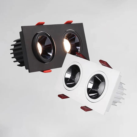 Dimmable Anti-Glare Recessed COB LED Downlights 9W 12W 15W LED Ceiling Lamp AC85~265V LED Ceiling Spot Lights Indoor Lighting - SWEET-LIGHTS
