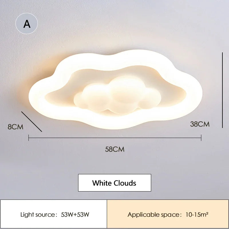Children Lighting - Modern Cream Cloud LED Ceiling Lamp for Boys and Girls SW-36210345 - SWEET-LIGHTS