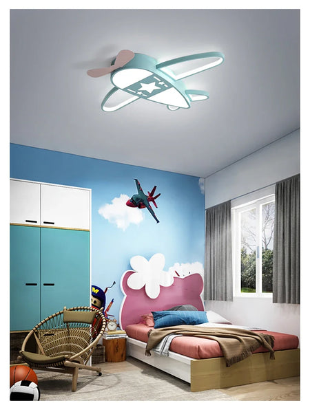 Children Lighting - Modern Airplane Led Ceiling Lights Children Cartoon Creative Lamp for Kids Room Indoor Lighting SW-36210234 - SWEET-LIGHTS