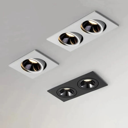 Dimmable Anti-Glare Recessed COB LED Downlights 9W 12W 15W LED Ceiling Lamp AC85~265V LED Ceiling Spot Lights Indoor Lighting - SWEET-LIGHTS