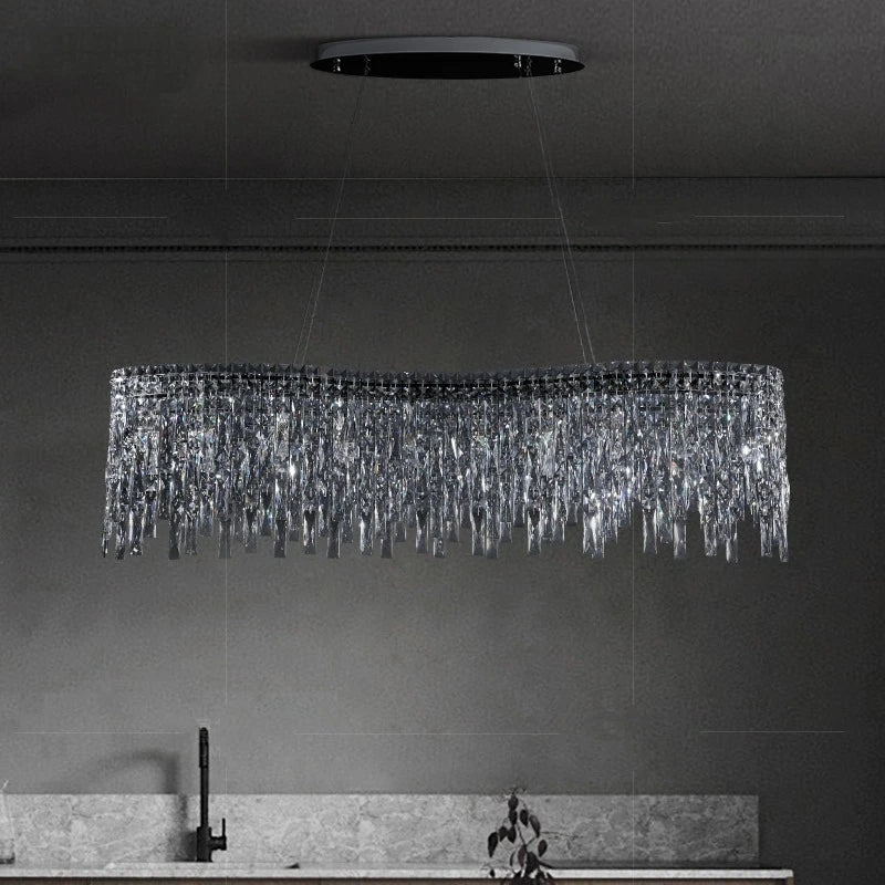 Chandelier - Italian Milan Luxury Crystal Hanging Lamp For Dining Room Hotel Villa Decor SW-36210456 - SWEET-LIGHTS