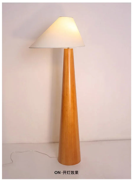 Floor Lamp - Japanese Wabi-sabi Retro Natural Wood Fabric Shade LED Light SW-36210234 - SWEET-LIGHTS