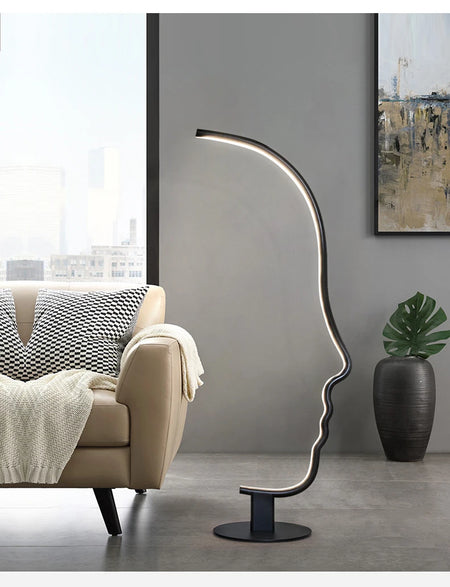 Floor Lamp - New Modern Human Face LED Decor Light SW-36210345 - SWEET-LIGHTS