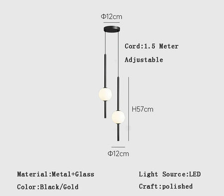 Pendant Light - Fumi Gold Elegant 1-Light Ceiling Fixture SW-36210458 - SWEET-LIGHTS
