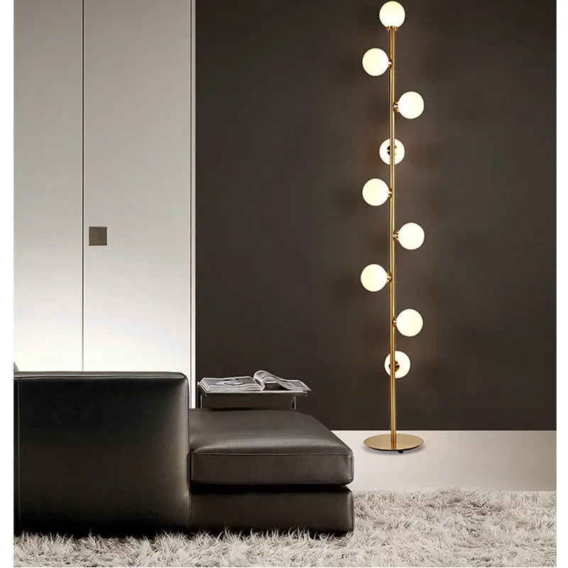 Floor Lamp - Modern LED Living Room Bedside Lamp Glass Ball Nordic Bedroom SW-36210123 - SWEET-LIGHTS