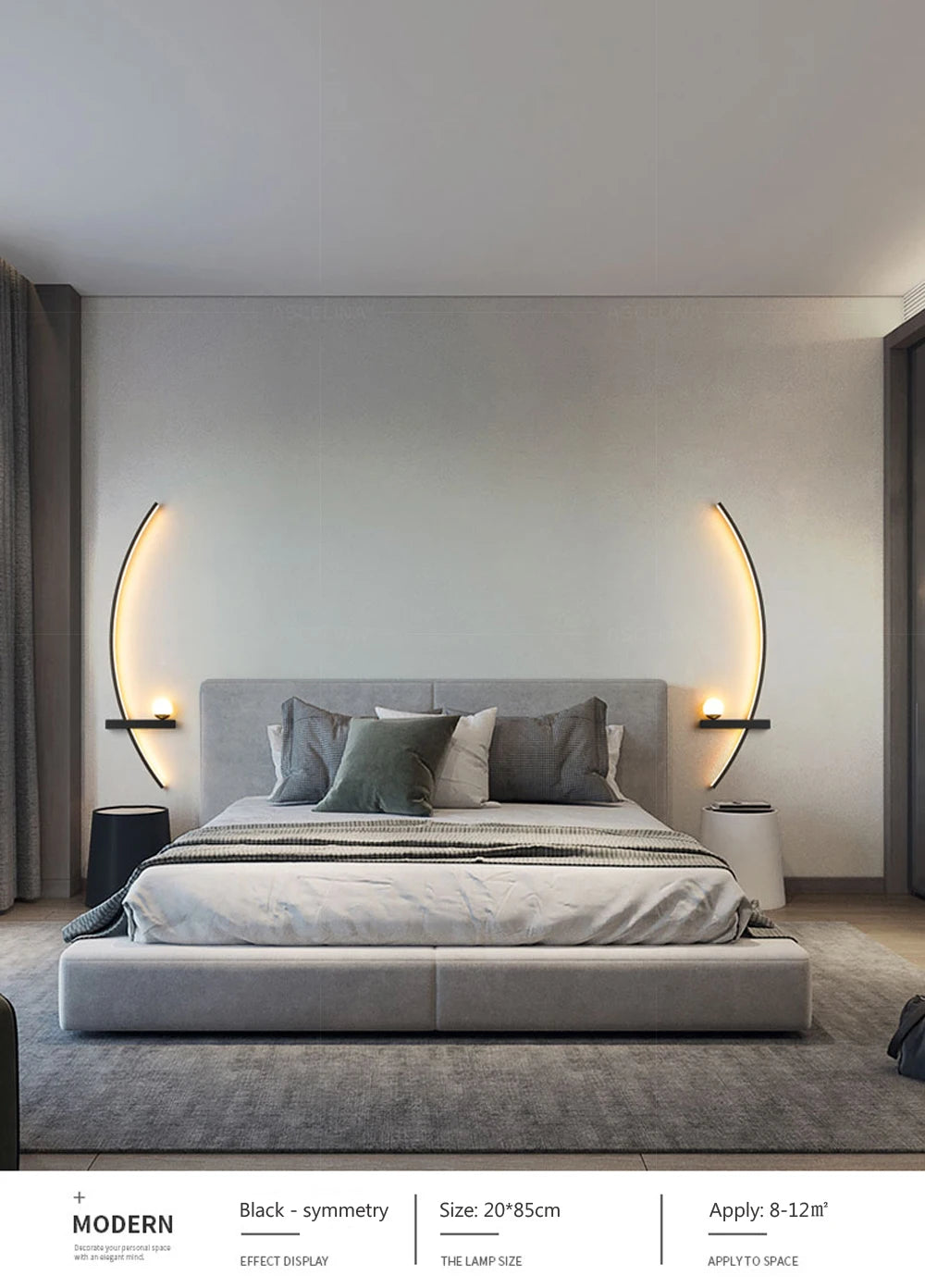 Wall Light - Bedside LED Wall Lamp Smart Remote Control Sconces Lighting for Bedroom Living Room Indoor SW-36210458 - SWEET-LIGHTS