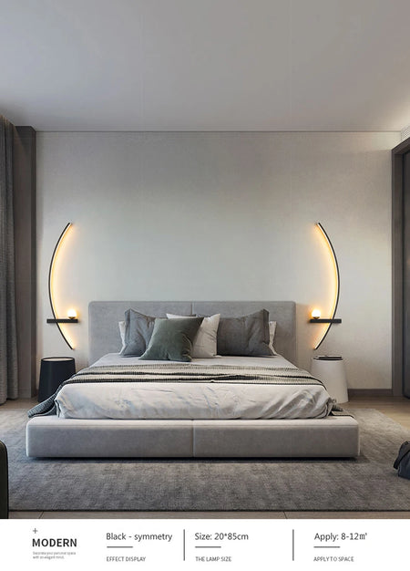 Wall Light - Bedside LED Wall Lamp Smart Remote Control Sconces Lighting for Bedroom Living Room Indoor SW-36210458 - SWEET-LIGHTS