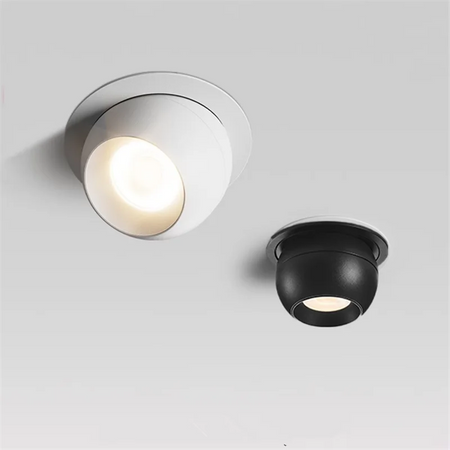 Spotlight - Embedded Rotating LED Downlights 7W9W12W15W20W Anti Glare COB Spot Lights AC90-260V SW-36210453 - SWEET-LIGHTS