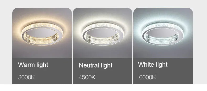 Ceiling Light - Modern Crystal Light for Living Room Dining SW-36210789 - SWEET-LIGHTS