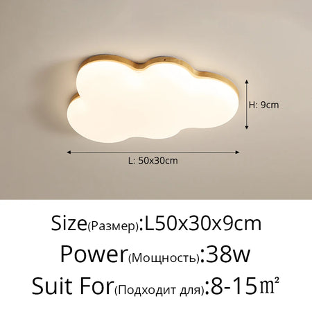 Children Lighting - Nordic Cloud Ceiling Light Warm Eye Protection SW-36210457 - SWEET-LIGHTS