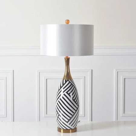 Table Lamp - LED Modern Creative Stripe Design American Desk Light for Home Living Room Bedroom Bedside Decor SW-36210345 - SWEET-LIGHTS