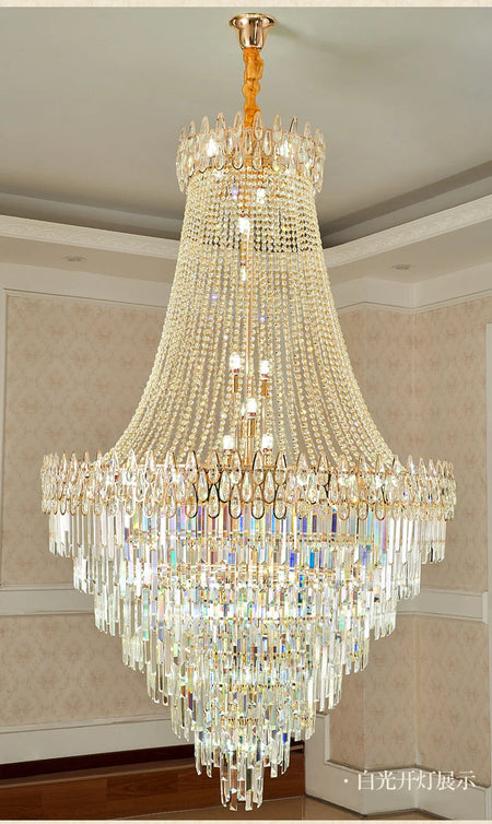 Chandelier - Nordic Modern Crystal Ceiling Light for Villa SW-36210345 - SWEET-LIGHTS