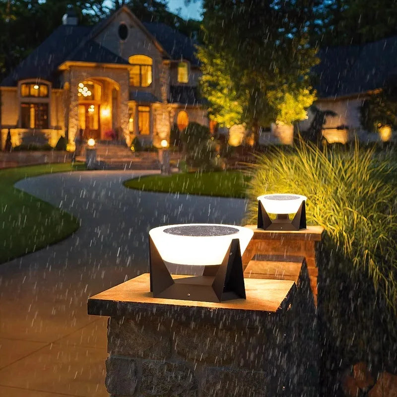 Outdoor Light - LED Remotely Controlled Solar Column Lamp Dimmable Waterproof SW-36210425 - SWEET-LIGHTS
