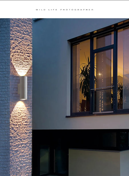 Outdoor Light - Industrial Concrete Wall Light Outdoor Waterproof Villa Garden Double Head Sconce Spotlight LED SW-36210345 - SWEET-LIGHTS