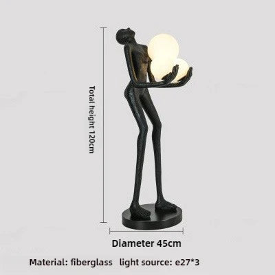 Floor Lamp - Nordic Humanoid Sculpture for Living Room SW-36210475 - SWEET-LIGHTS
