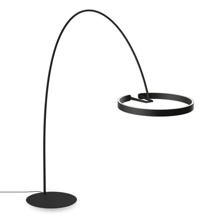 Floor Lamp - Italian Arc Gold Black LED Fishing Ring Light SW-36210829 - SWEET-LIGHTS