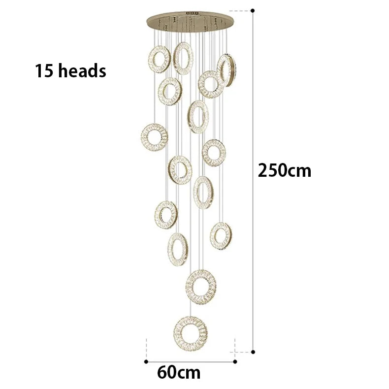 Chandelier - Modern Home Decoration Crystal Pendant Lamp SW-36210457 - SWEET-LIGHTS
