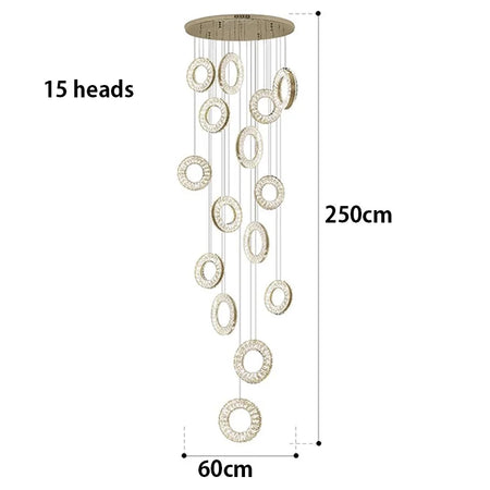 Chandelier - Modern Home Decoration Crystal Pendant Lamp SW-36210457 - SWEET-LIGHTS