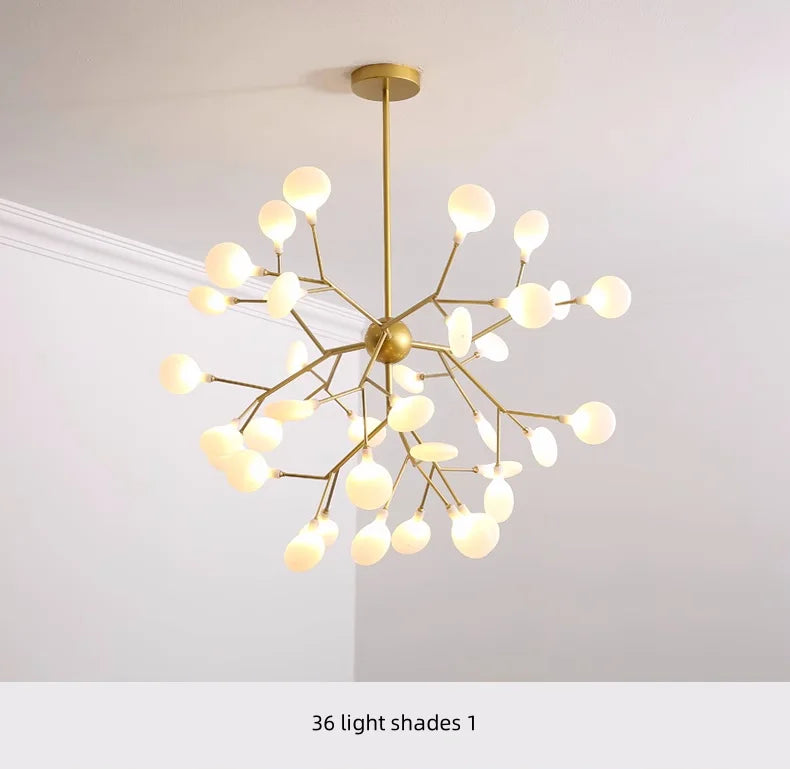 Pendant Light - Nordic G4 Led Chandelier Modern Branch Gold Black SW-36210678 - SWEET-LIGHTS