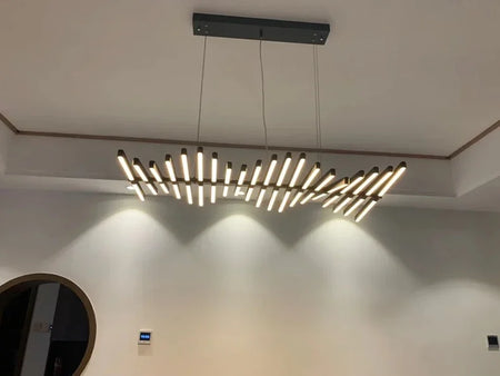 Pendant Light - Luxury Creative Fishbone Chandelier LED Home Decor SW-36210457 - SWEET-LIGHTS