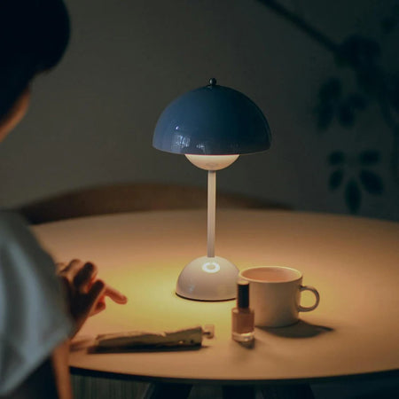 Table Lamp - Touch Control Infinitely Dimmable Mushroom Desk Lamp for Bedroom Living Room Study Cafe Restaurant SW-36210438 - SWEET-LIGHTS