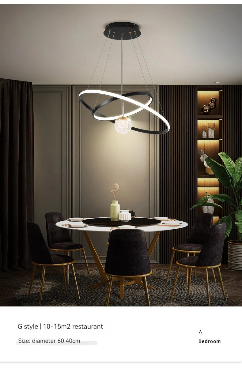 Pendant Light - Modern Round LED Chandelier Fixture for Home Decor SW-36210467 - SWEET-LIGHTS