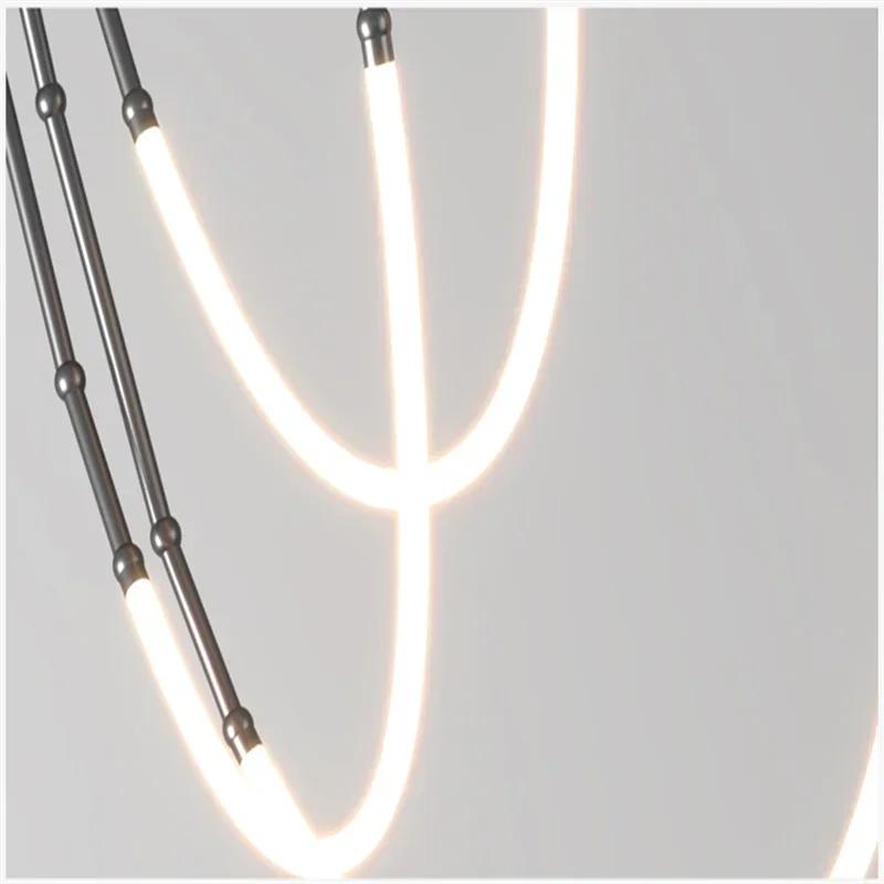 Pendant Light - Nordic Modern Art Line LED Hanging Lamp for Dining Room and Living Room SW-36210567 - SWEET-LIGHTS