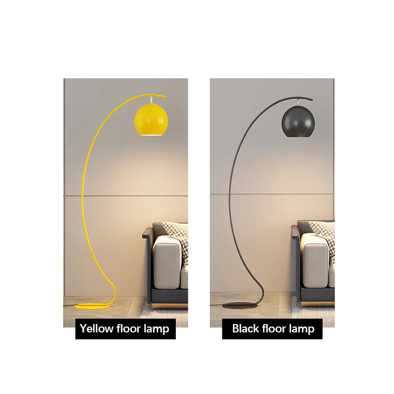 Floor Lamp - ULANI Nordic Yellow Fishing LED Decorative Light SW-36210124 - SWEET-LIGHTS