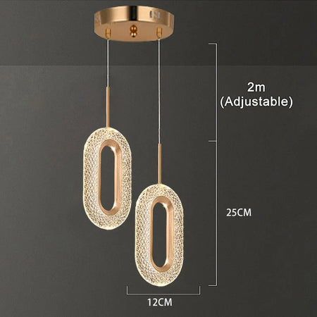 Pendant Light - Nordic Ring LED Indoor Hanging Lamp Room Decor SW-36210234 - SWEET-LIGHTS