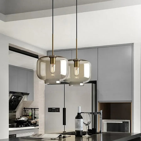 Pendant Light - Nordic LED Glass Chandelier Multi Head for Dining Room Living Room Bedroom Cafe SW-36210578 - SWEET-LIGHTS