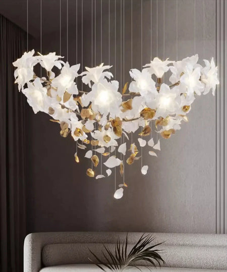 Chandelier - Loft Hanging Crystal Pendant Light for Modern Luxury Hotel Lobby Living Room SW-36210578 - SWEET-LIGHTS
