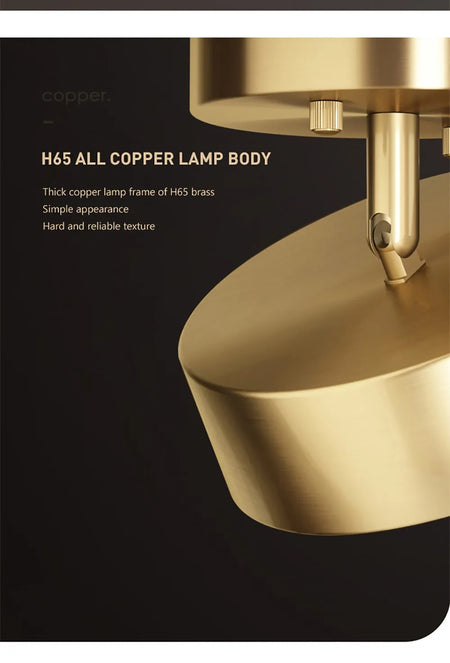 Ceiling Light - Modern LED Copper Decor Fixture for Home SW-36210579 - SWEET-LIGHTS