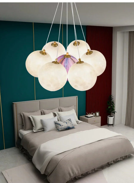 Children Lighting - Creative Moon Ceiling Chandelier Indoor Lamp SW-36210345 - SWEET-LIGHTS