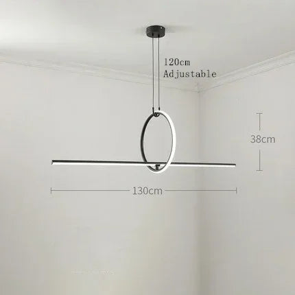 Pendant Light - Post Modern LED Strip Geometric Pattern for Home SW-36210468 - SWEET-LIGHTS