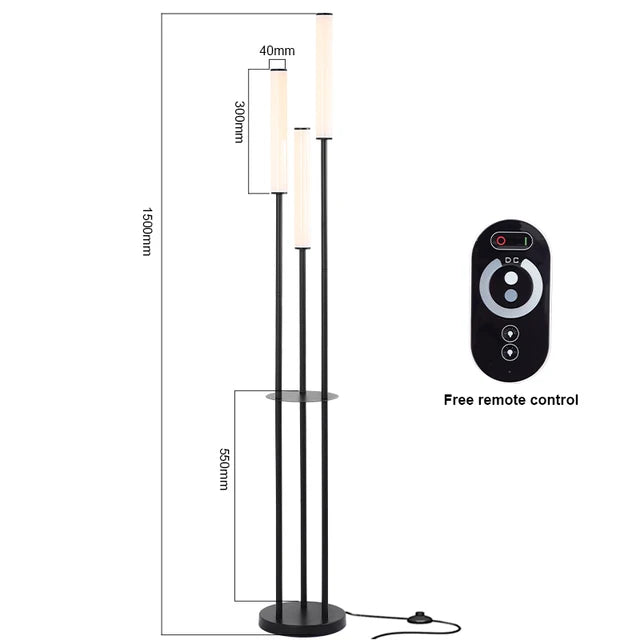 Floor Lamp - Modern LED Shelf Storage Lighting Dimmable with Remote Control SW-36210457 - SWEET-LIGHTS